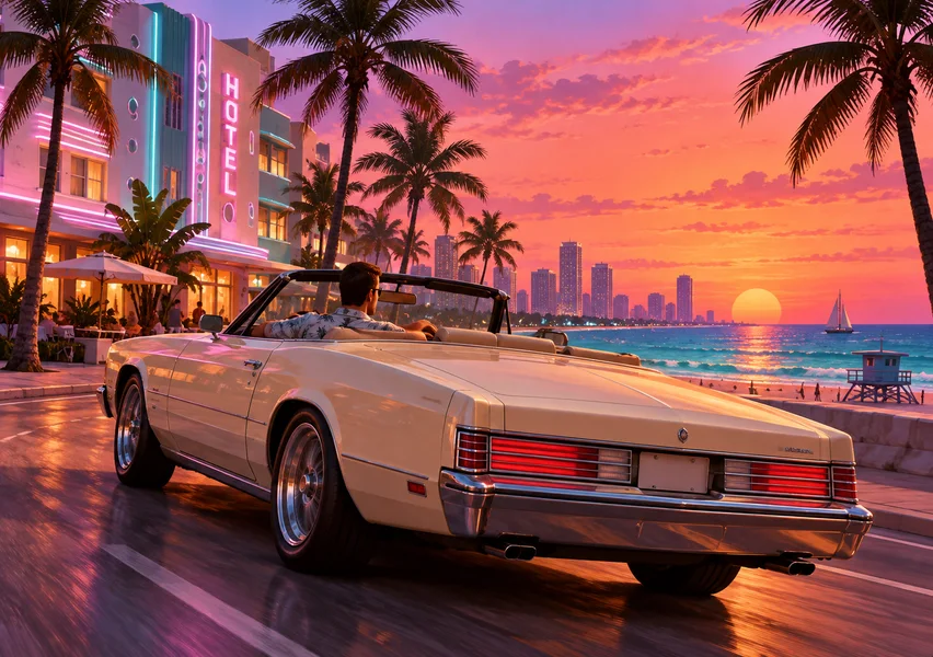 GTA Vice City game artwork