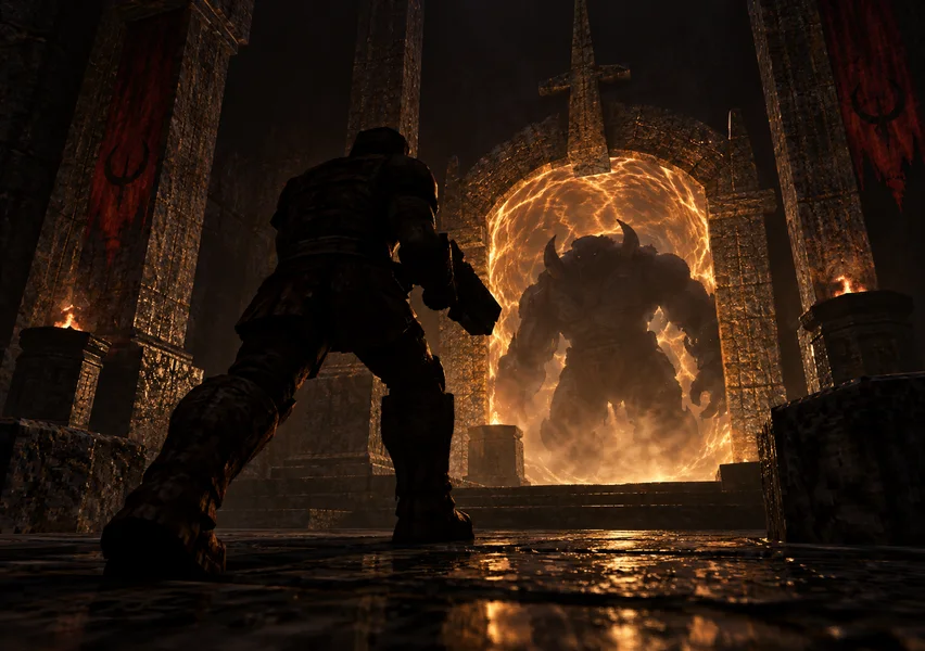 Quake 1 game artwork