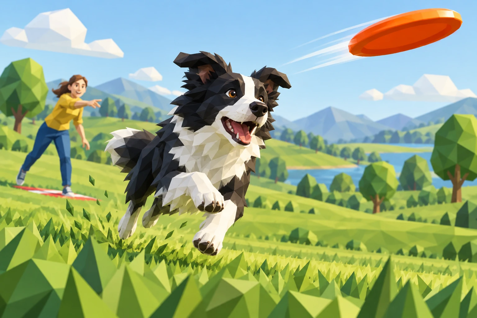 Freesbee game artwork
