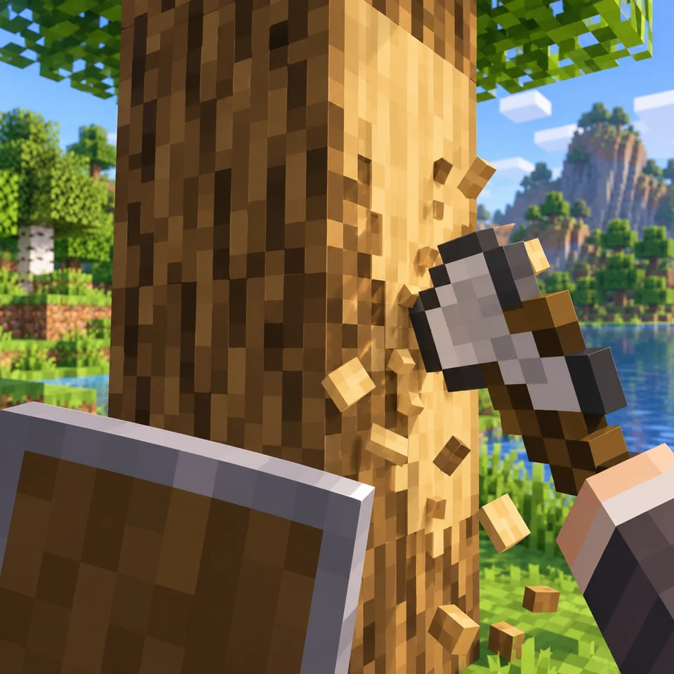 Artwork for Not Now, Shield, for Minecraft.