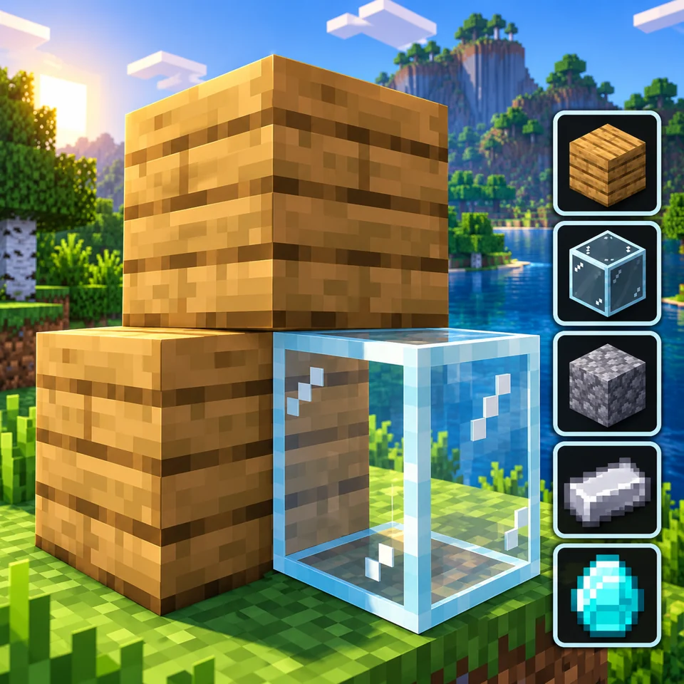 Artwork for Pocket List, for Minecraft.