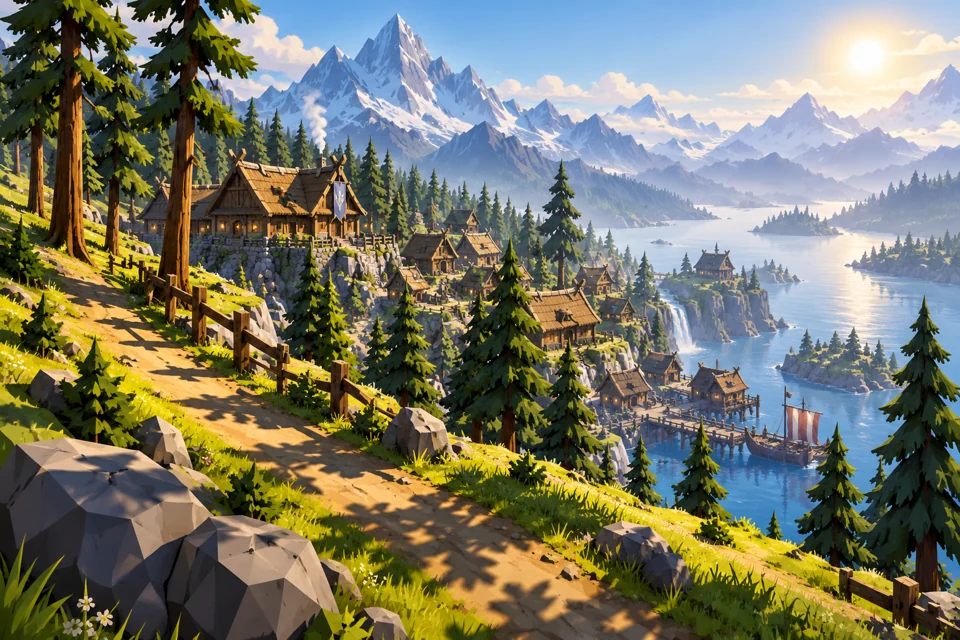 Artwork for ShadowTrim (Valheim FPS: shorter sun-shadow distance), for Valheim, BepInEx.