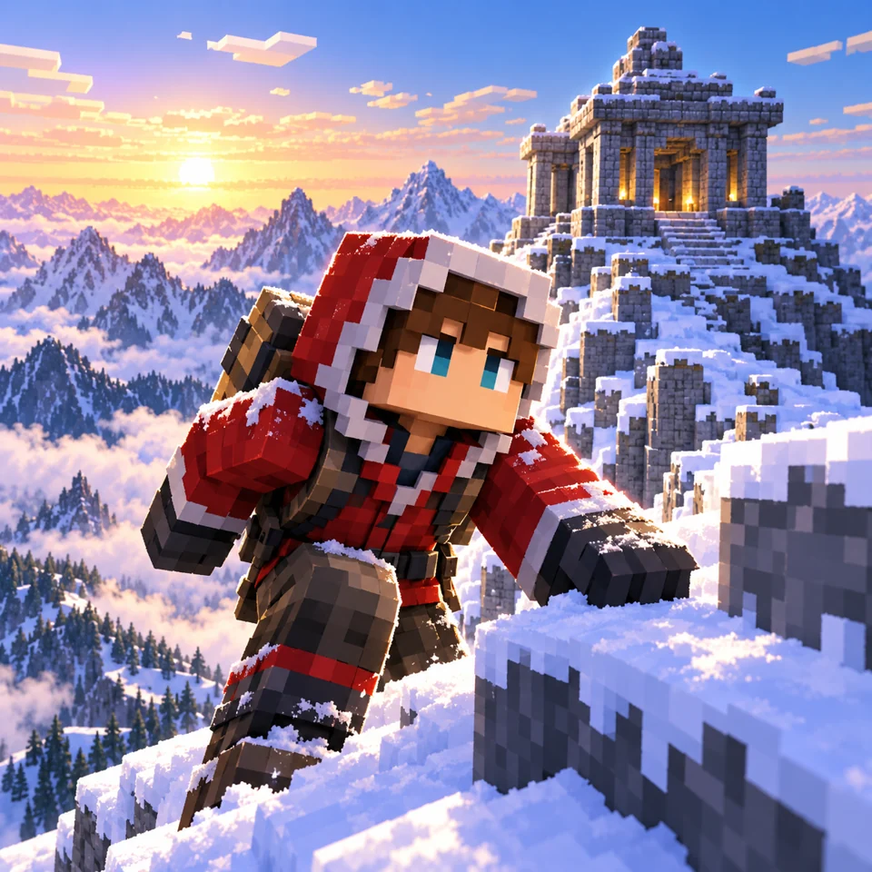 Artwork for Summiteer, for Minecraft.
