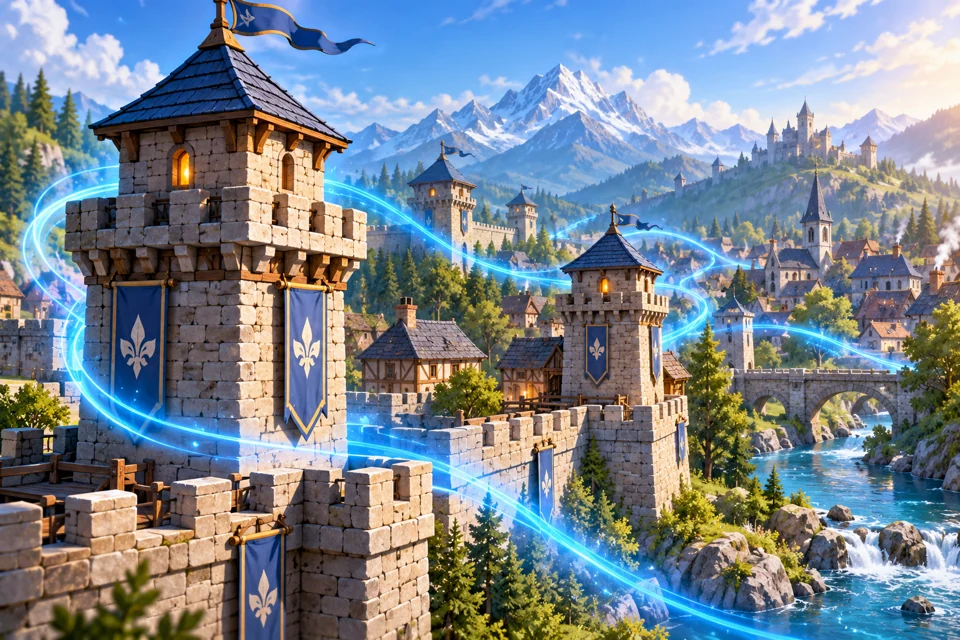 Artwork for Tower Dominion Leak Fix (memory-leak fixes), for Tower Dominion, BepInEx & MelonLoader.