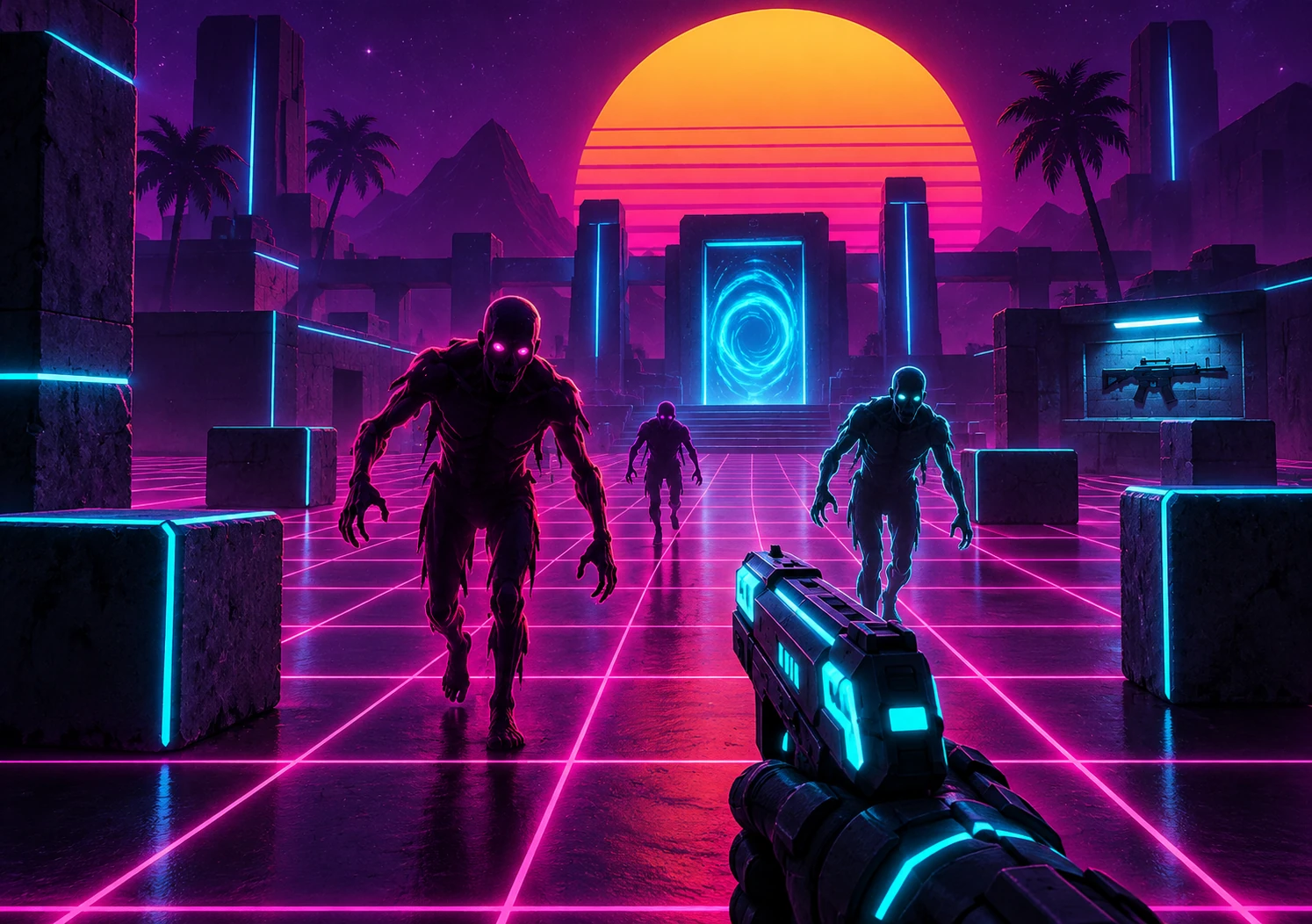 Neon Nightfall game artwork