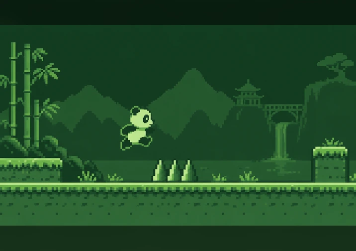 GMA 熊猫跑酷 game artwork