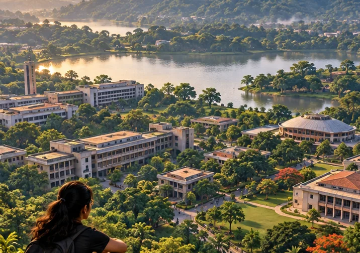 IIT Guwahati campus 3D game game artwork