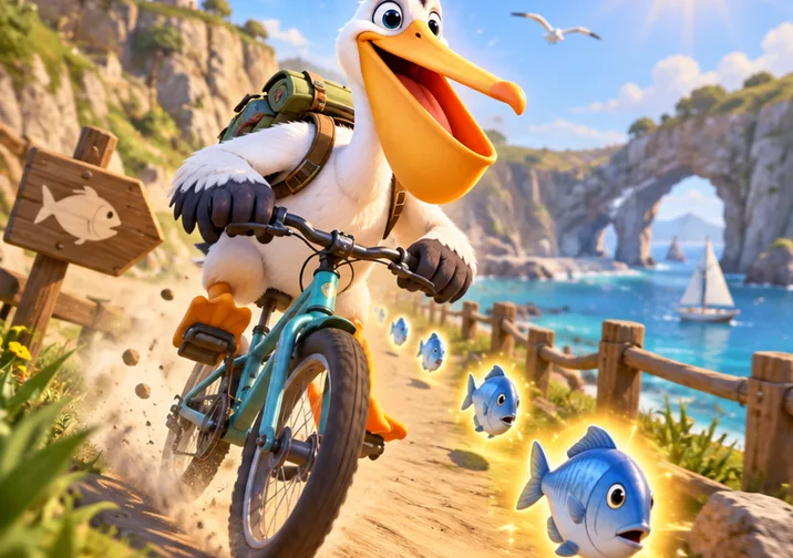 Pelican Rider (鹈鹕骑手) game artwork