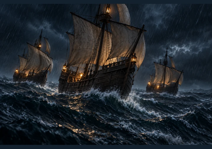 Rumbo a las Indias game artwork