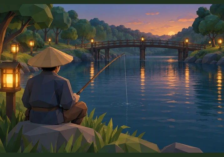 Tsuribito · The Wandering Angler game artwork