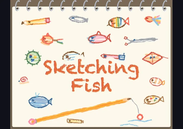 Sketching Fish game artwork