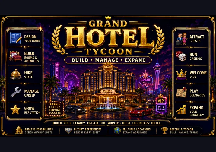 Grand Hotel Tycoon game artwork