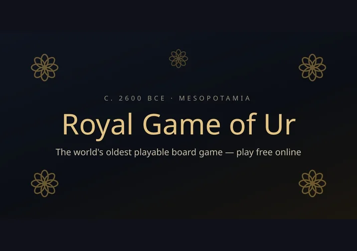Royal Game of Ur game artwork