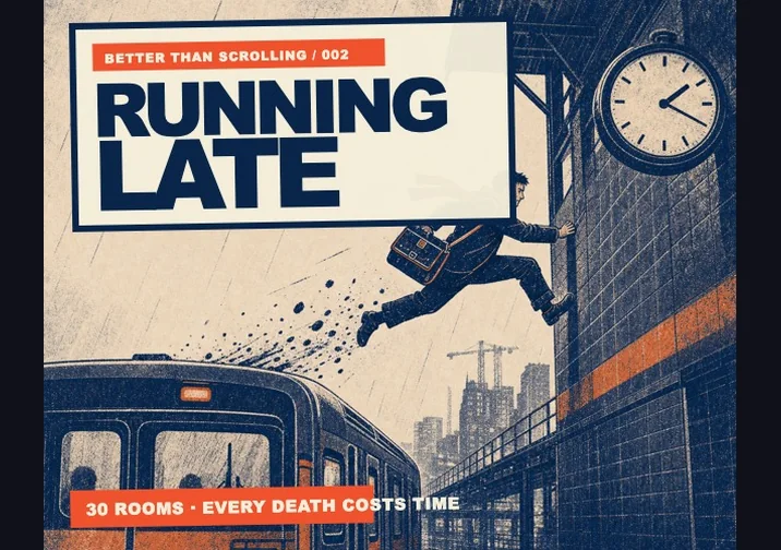 Running Late game artwork
