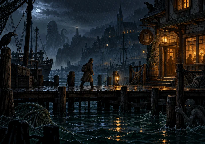 Nebel über Innsmouth game artwork