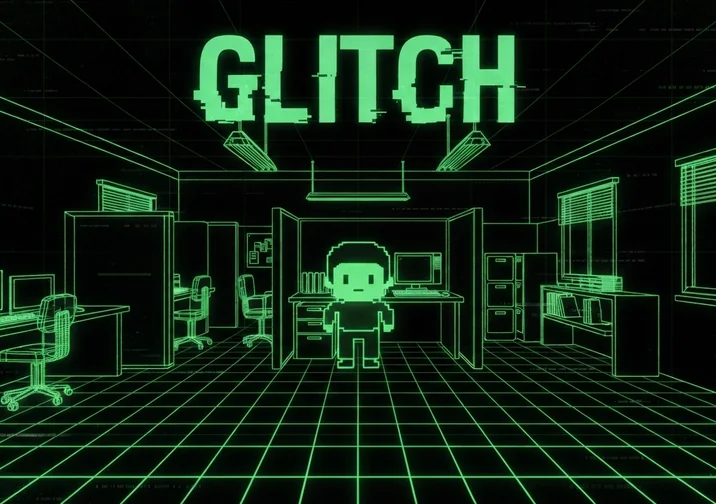 Glitch game artwork