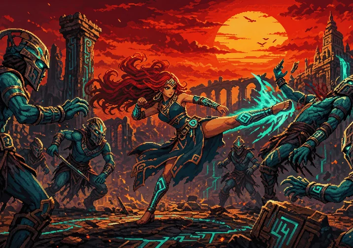 Last Dance in Helike game artwork
