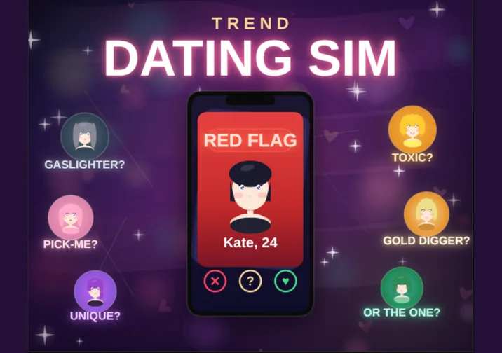 Trend Dating Sim — Guess Her Type game artwork