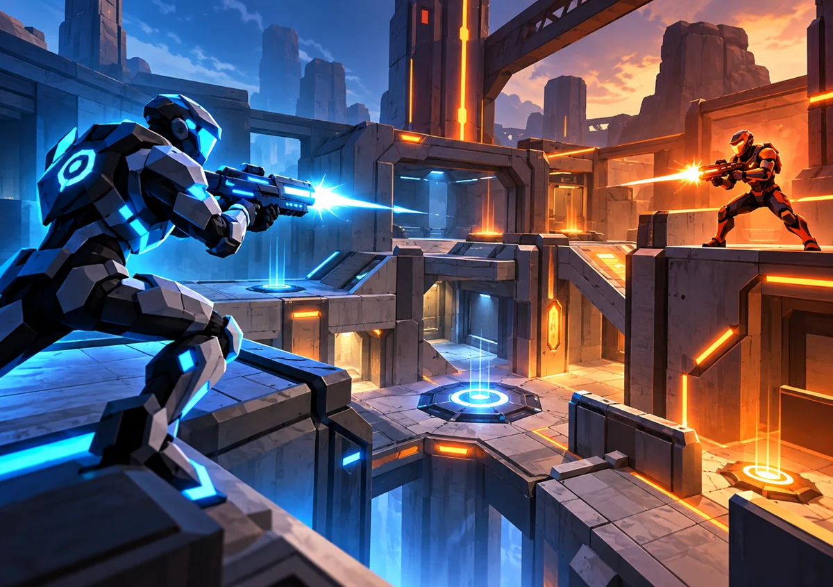 1v1 Deathmatch game artwork