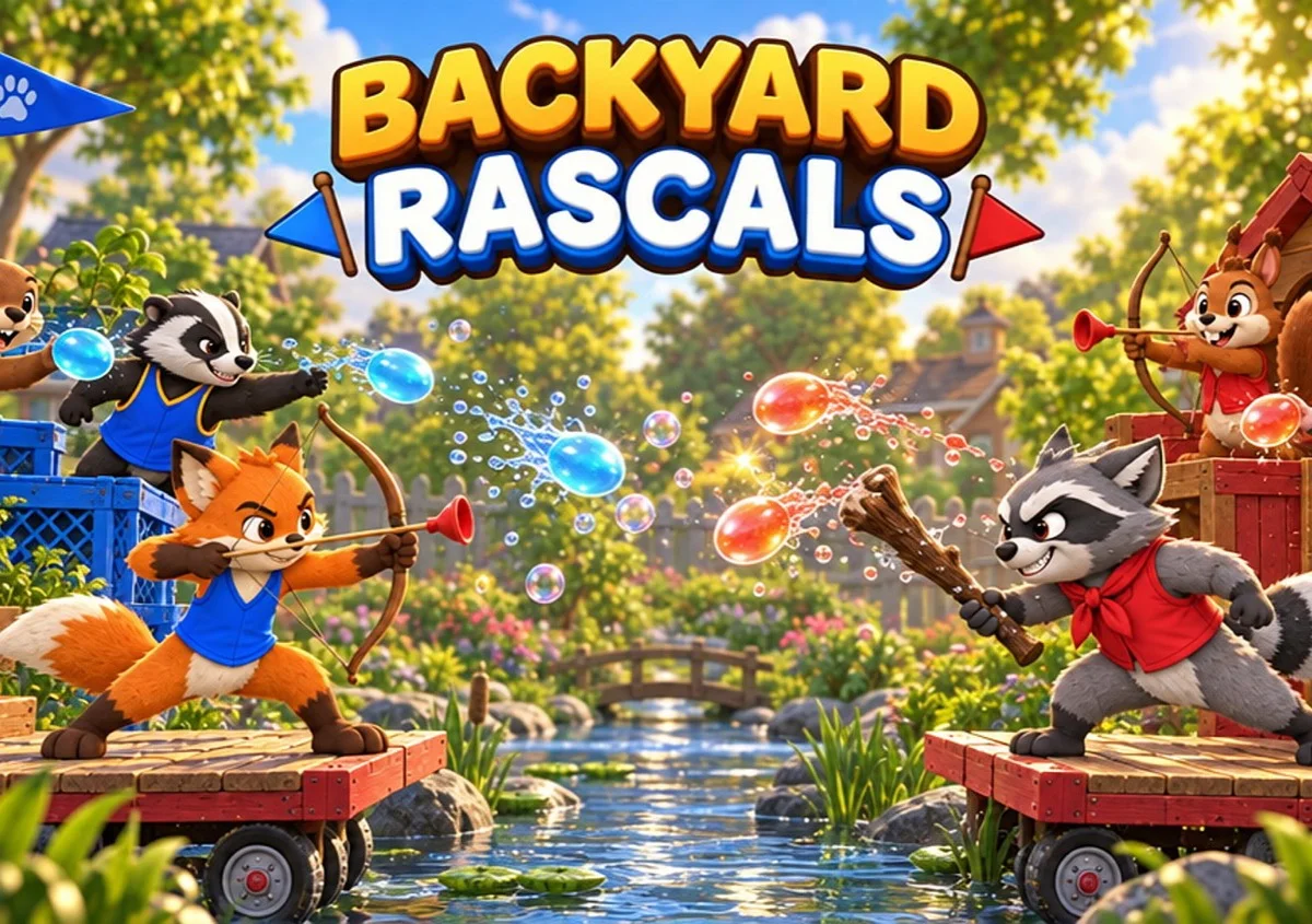 Backyard Rascals game artwork