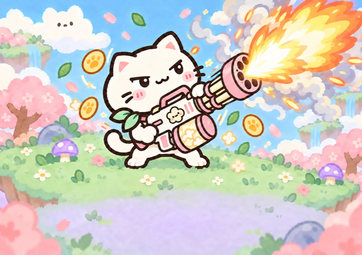 Idle Cheeky Cat game artwork