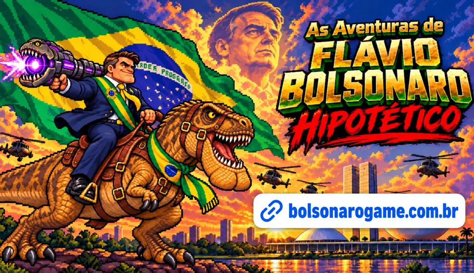 As Aventuras de Flávio Bolsonaro Hipotético game artwork