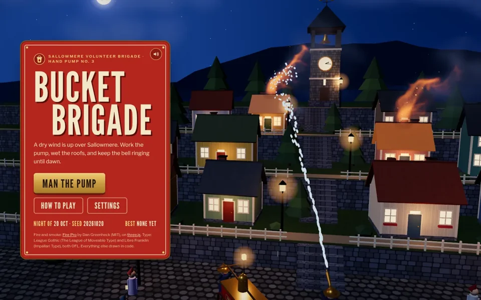 Bucket Brigade game artwork