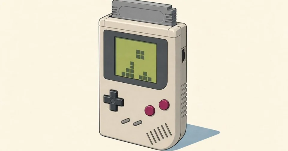 Game Boy Tetris game artwork
