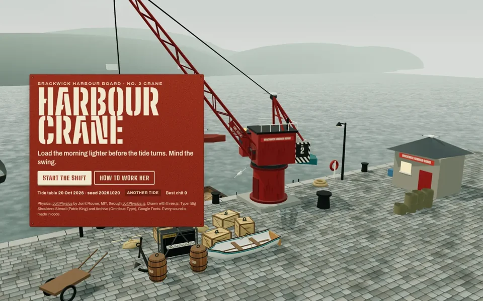 Harbour Crane game artwork