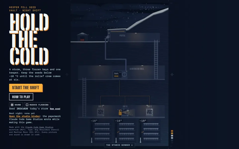 Hold the Cold game artwork