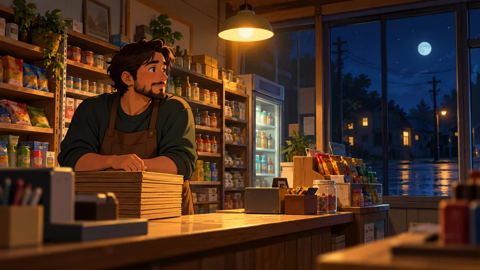 Mostly Peaceful Shopkeeper game artwork