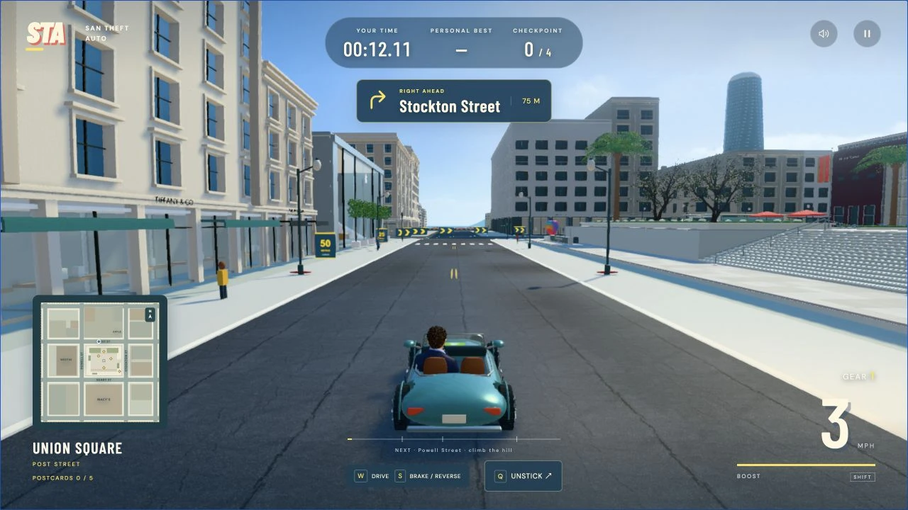 San Theft Auto game artwork