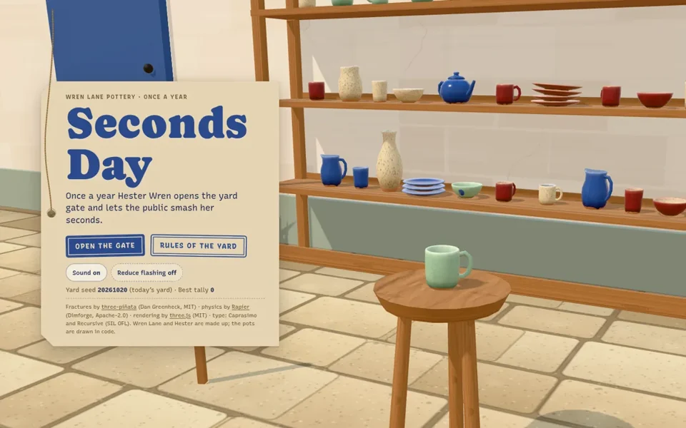Seconds Day game artwork