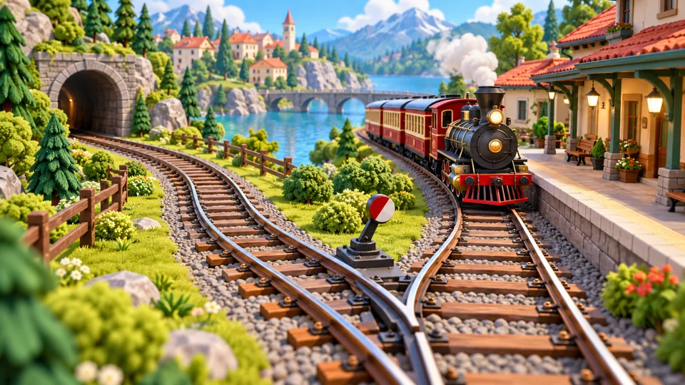 Tiny Trains game artwork