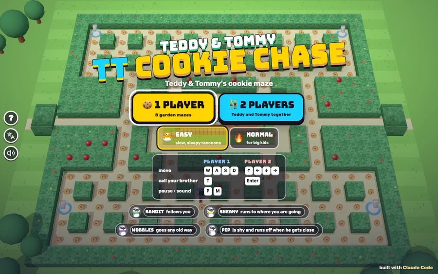 TT Cookie Chase game artwork