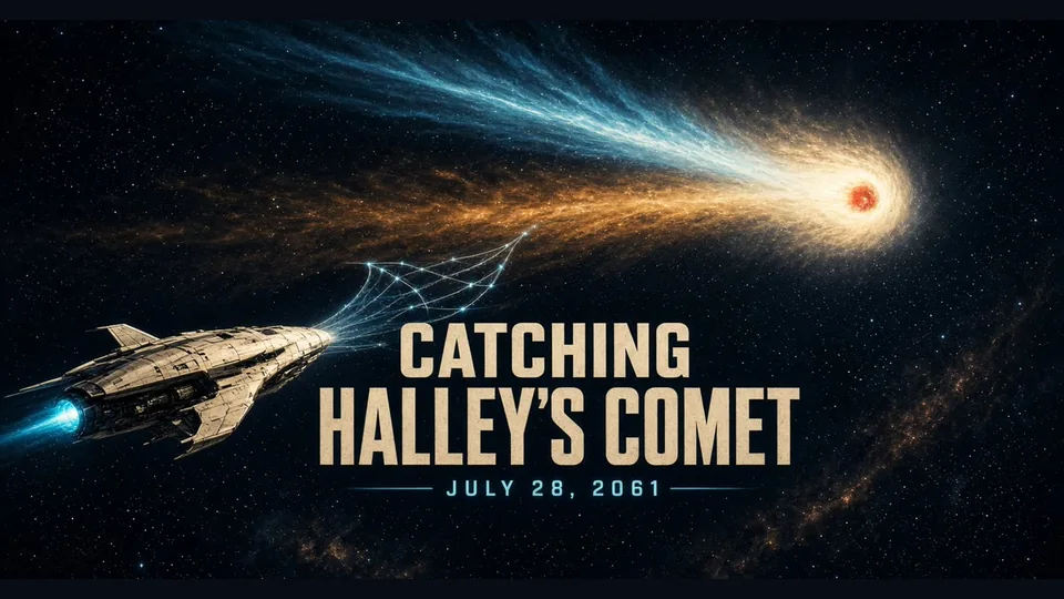 Catching Halley's Comet game artwork