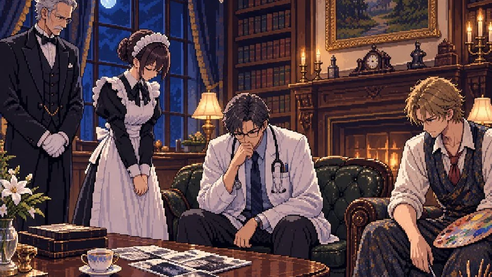 嘘つきは誰だ ― 洋館の宝石事件 game artwork