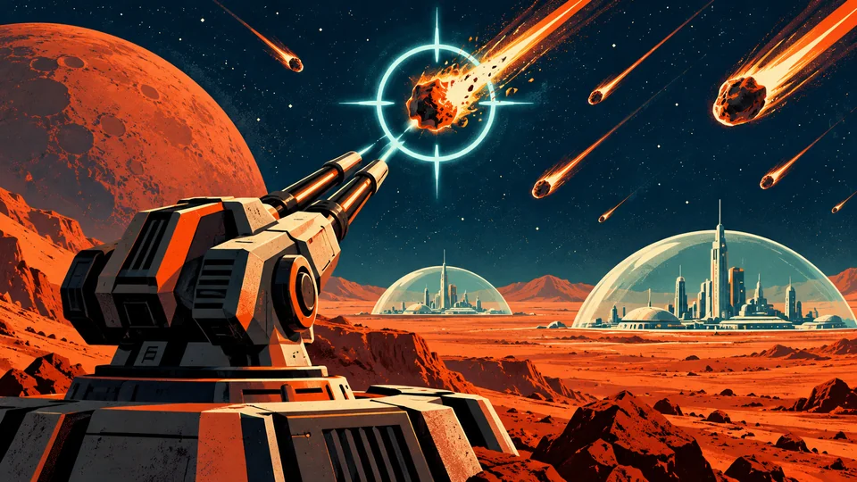 Mars Colony Defense game artwork