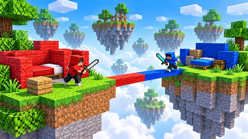 Bed Wars web — Skel Worlds game artwork