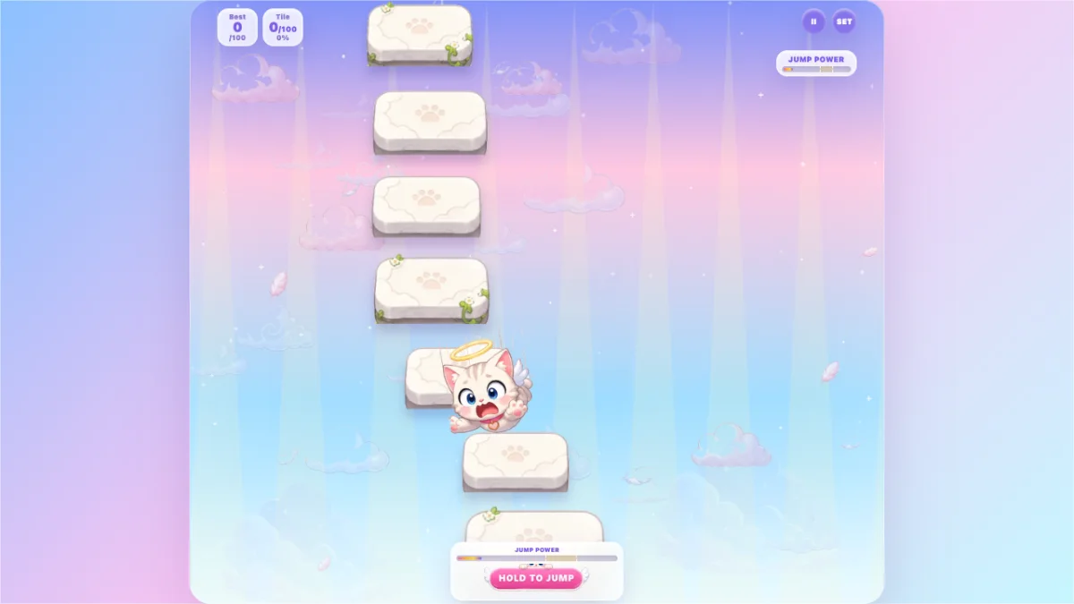 Catie Jump to Heaven game artwork