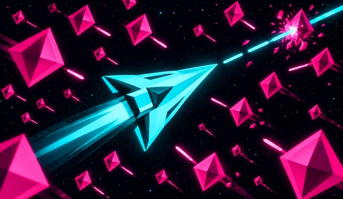 Neon Defender game artwork