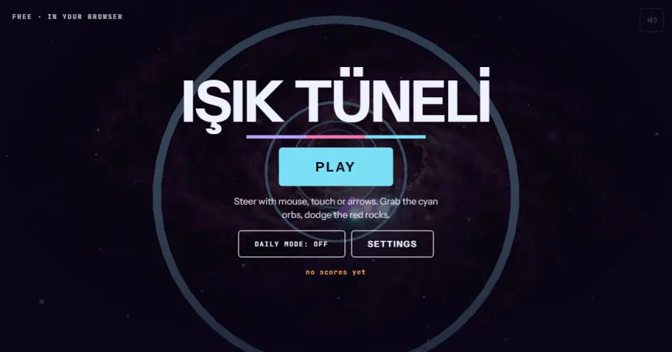 Işık Tüneli game artwork