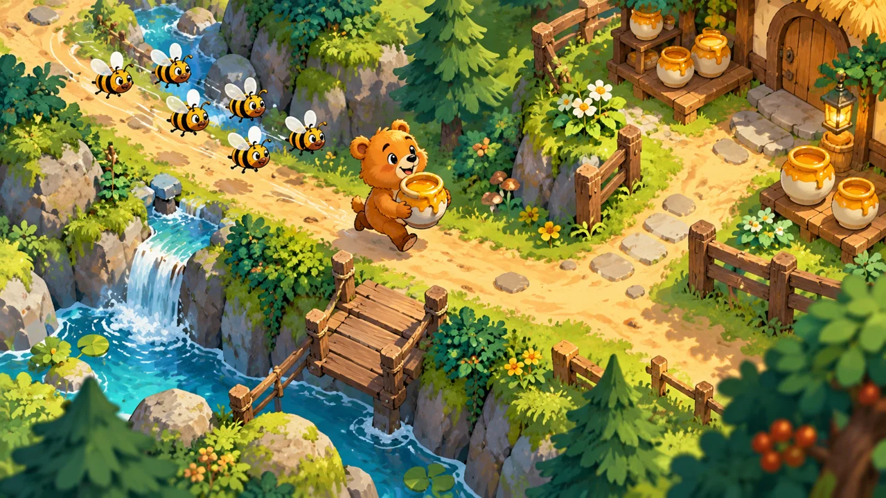 くまのプーさん 蜜売伝説 game artwork