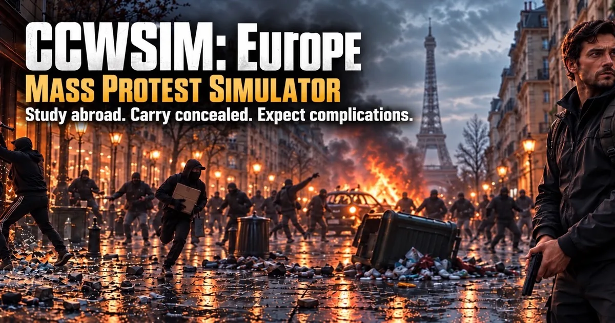 Student Protest Simulator game artwork