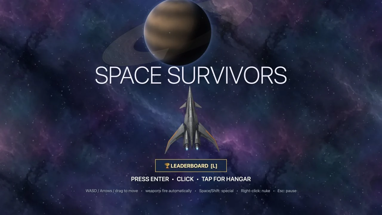 Space Survivors game artwork