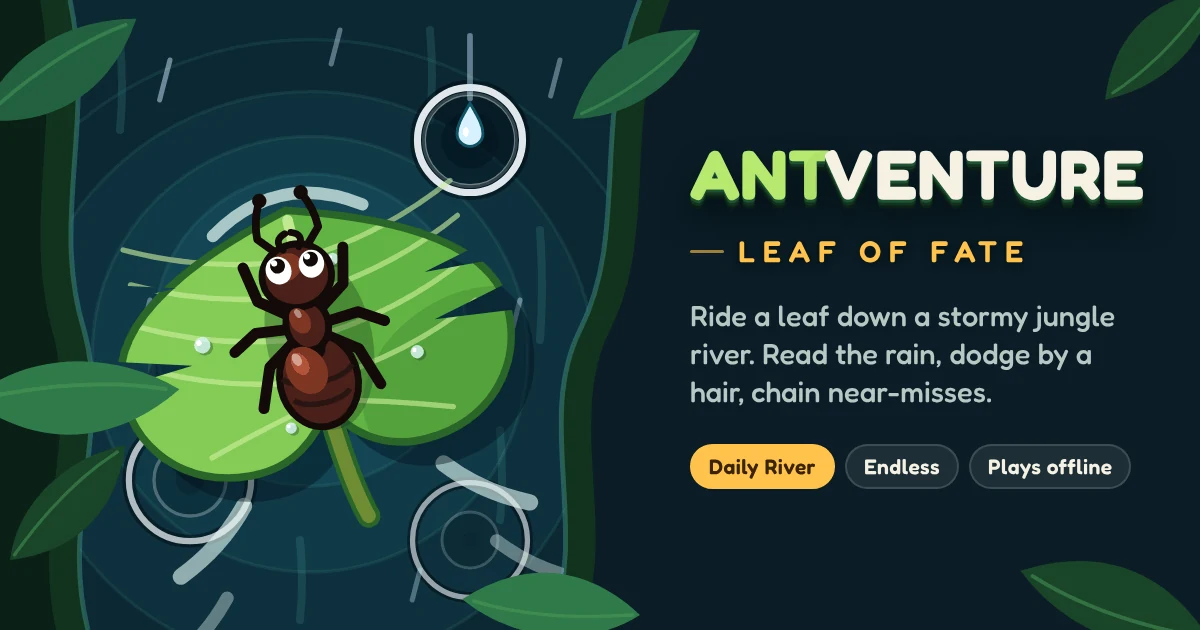 Antventure game artwork