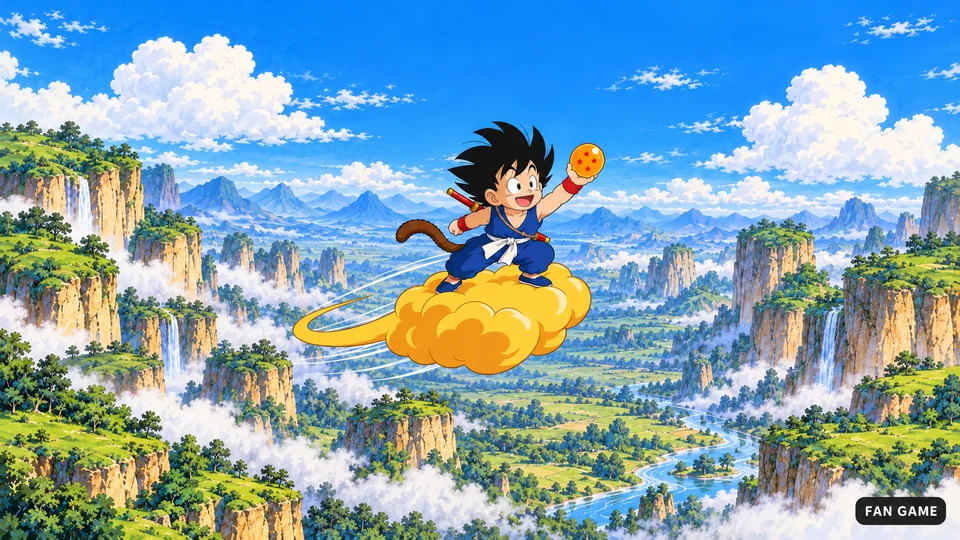 Kid Goku: Beyond the Clouds game artwork