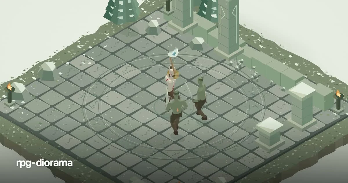 RPG Diorama game artwork