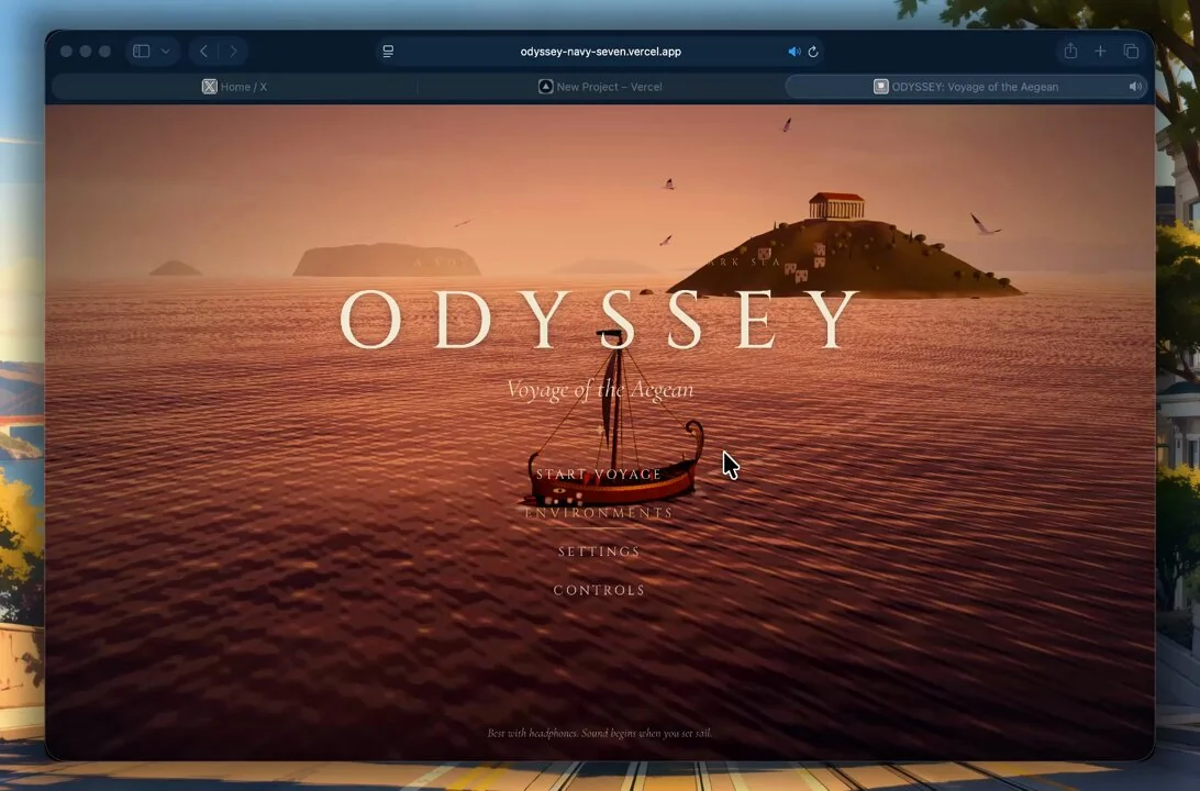 ODYSSEY: Voyage of the Aegean game artwork