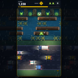 Frog Crossing game artwork